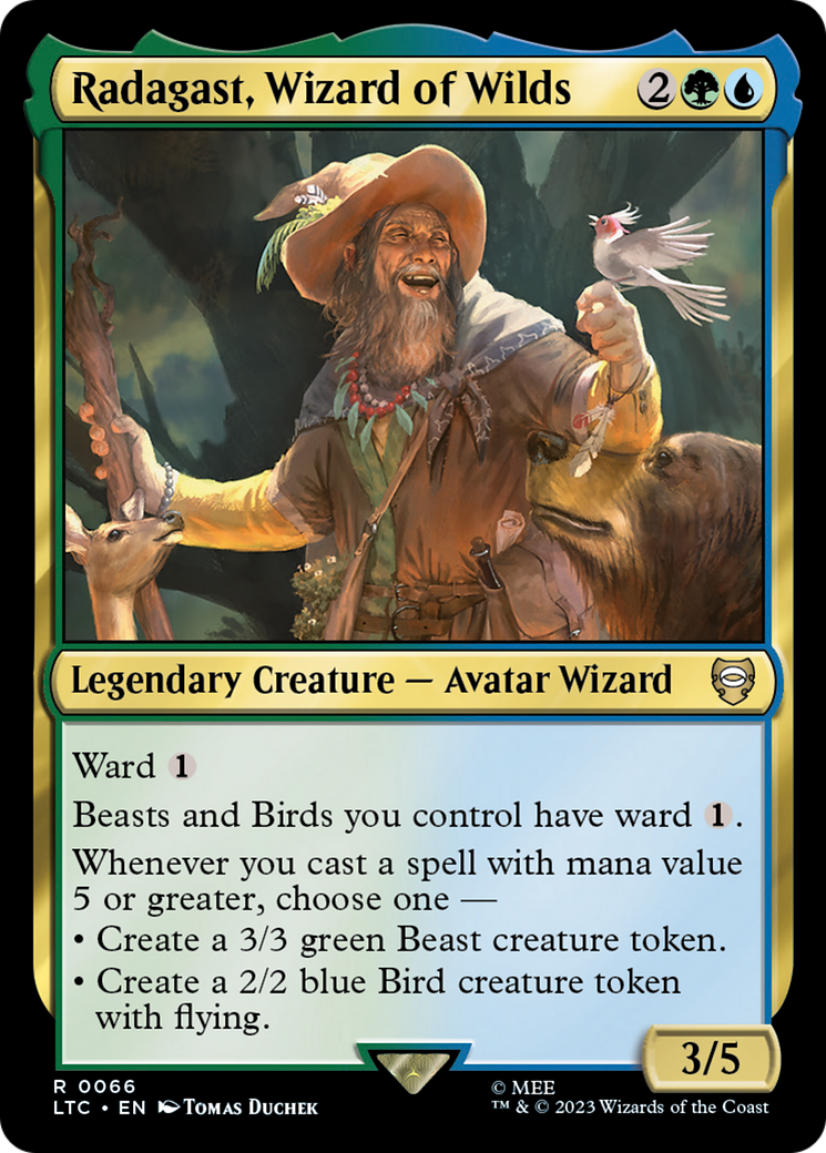 Radagast, Wizard of Wilds⁣ - Commander: The Lord of the Rings: Tales of Middle-earth⁣ (Rare)⁣ [66]