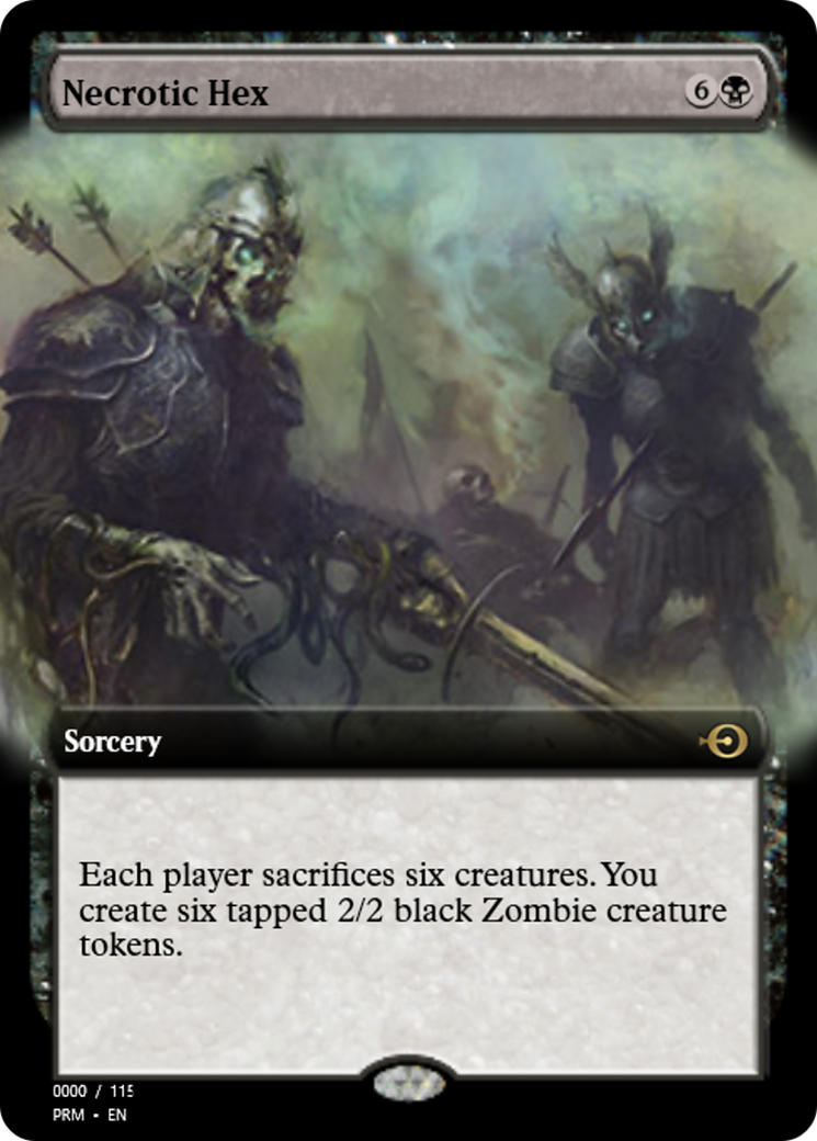 Necrotic Hex (PRM-86010) - Magic Online Promos Foil
