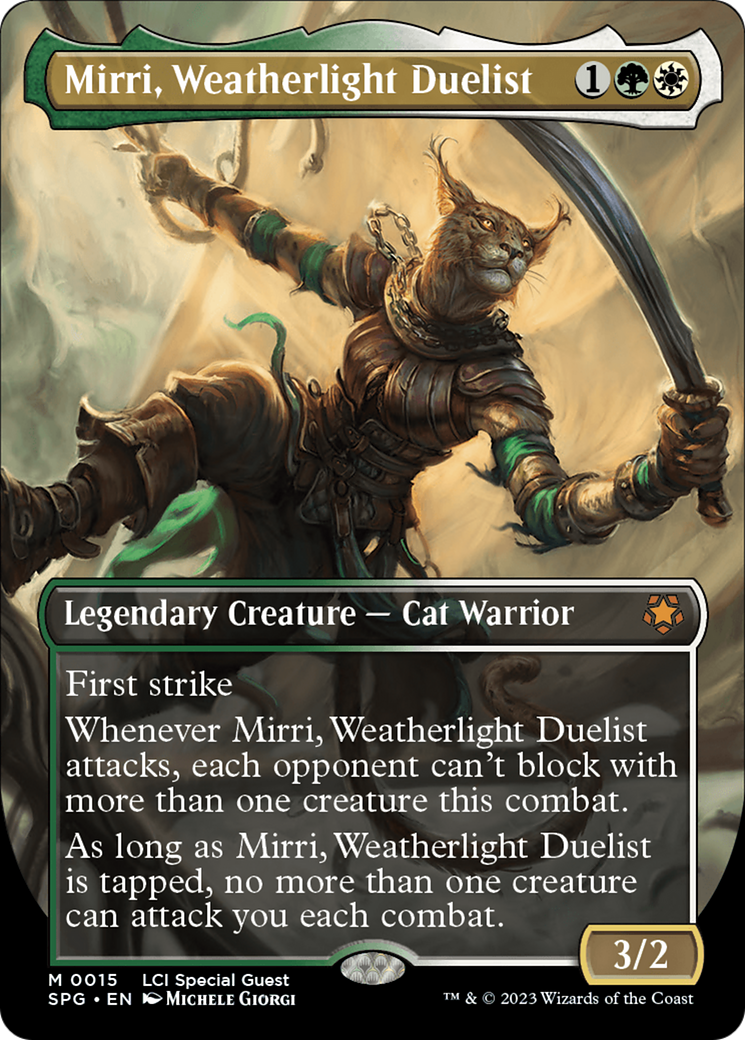 Mirri, Weatherlight Duelist (Borderless) (SPG-015) - Special Guests (Borderless)