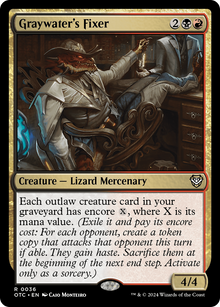Graywater's Fixer⁣ - Commander: Outlaws of Thunder Junction⁣ (Rare)⁣ [36]