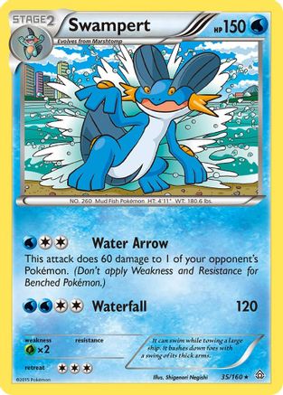 Swampert 035/160  XY  Primal Clash - Rare