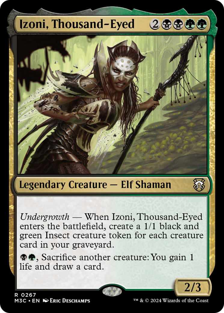Izoni, Thousand-Eyed⁣ - Commander: Modern Horizons 3⁣ (Rare)⁣ [267]