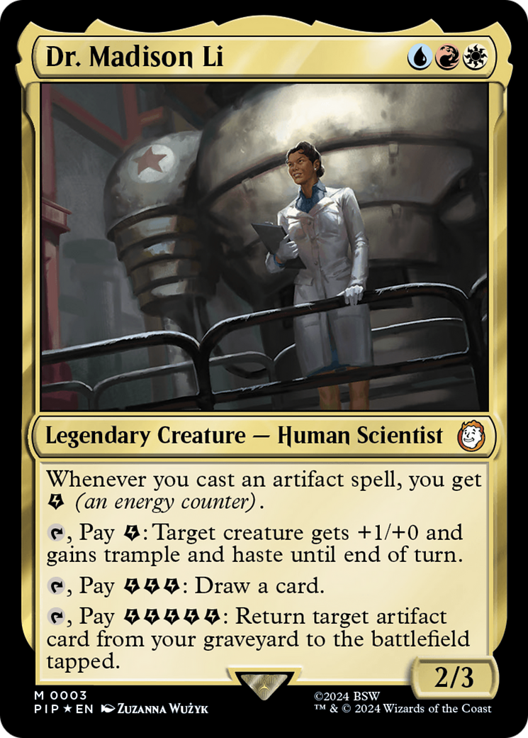 Dr. Madison Li⁣ - Universes Beyond: Fallout⁣ (Mythic)⁣ [3]