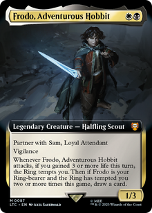 Frodo, Adventurous Hobbit (V.1)⁣ - Commander: The Lord of the Rings: Tales of Middle-earth: Extras⁣ (Mythic)⁣ [87]