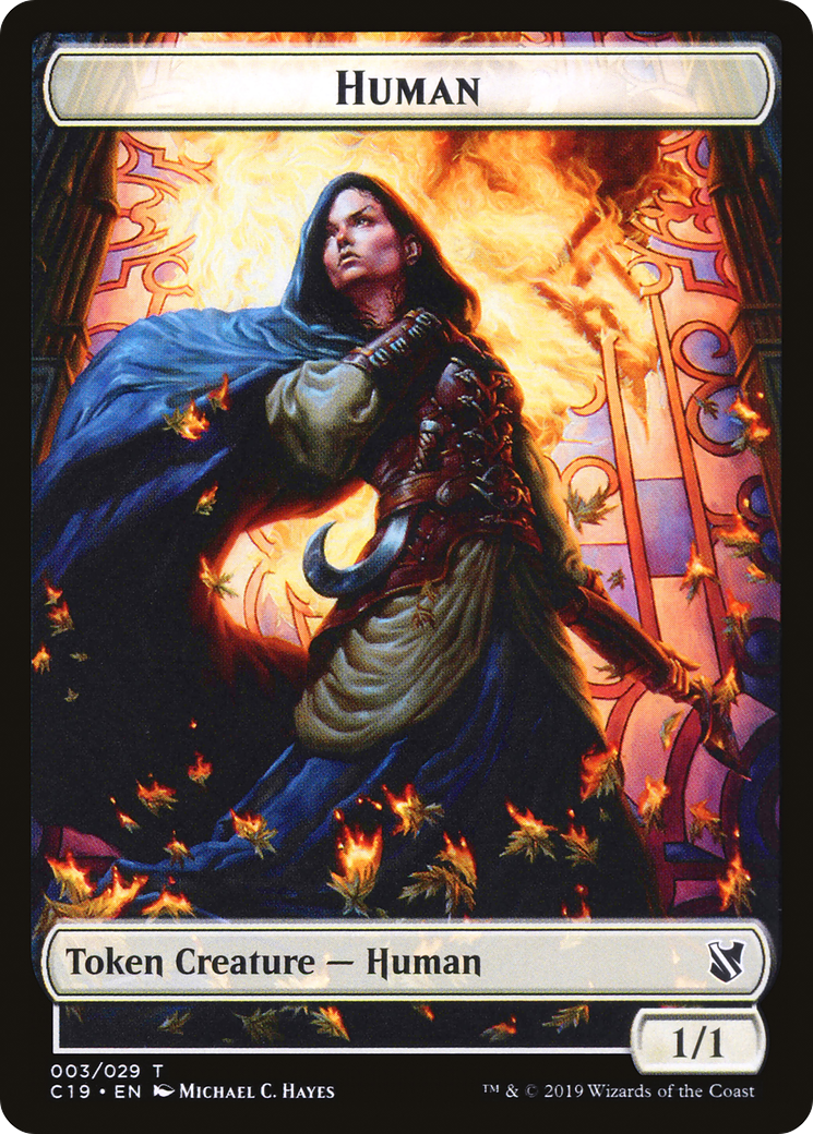 Human (TC19-003) - Commander 2019 Tokens