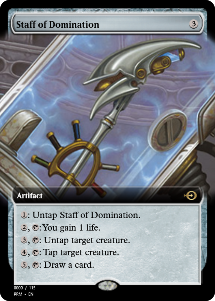 Staff of Domination (PRM-86080) - Magic Online Promos
