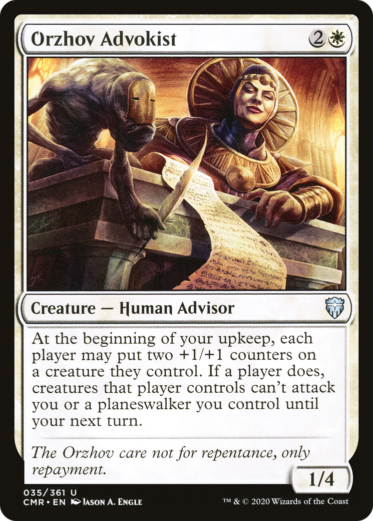 Orzhov Advokist (CMR-035) - Commander Legends Foil