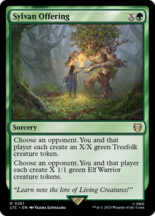 Sylvan Offering⁣ - Commander: The Lord of the Rings: Tales of Middle-earth⁣ (Rare)⁣ [261]