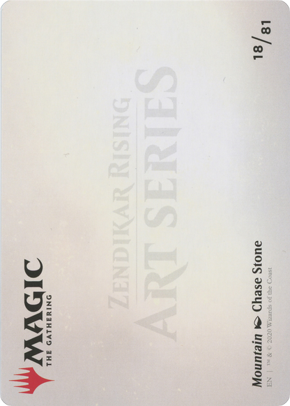 Mountain // Mountain (AZNR-018) - Zendikar Rising Art Series (Borderless)