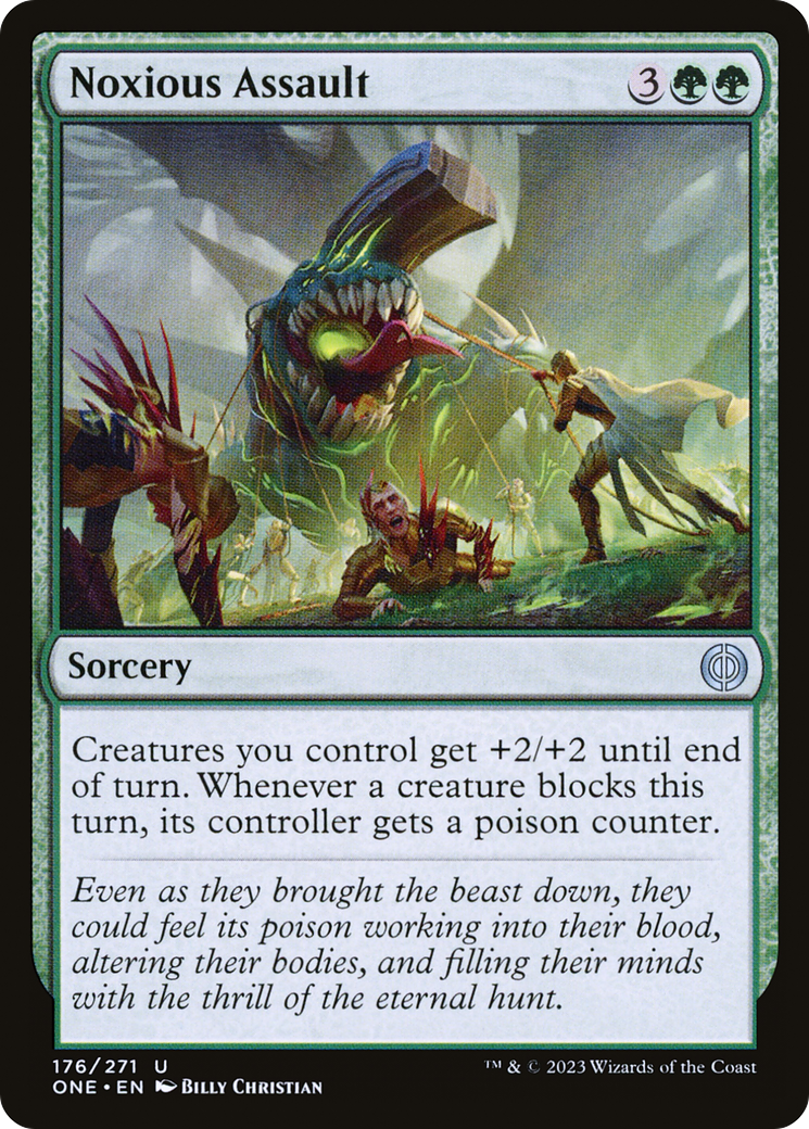 Noxious Assault⁣ - Phyrexia: All Will Be One⁣ (Uncommon)⁣ [176]