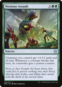 Noxious Assault⁣ - Phyrexia: All Will Be One⁣ (Uncommon)⁣ [176]