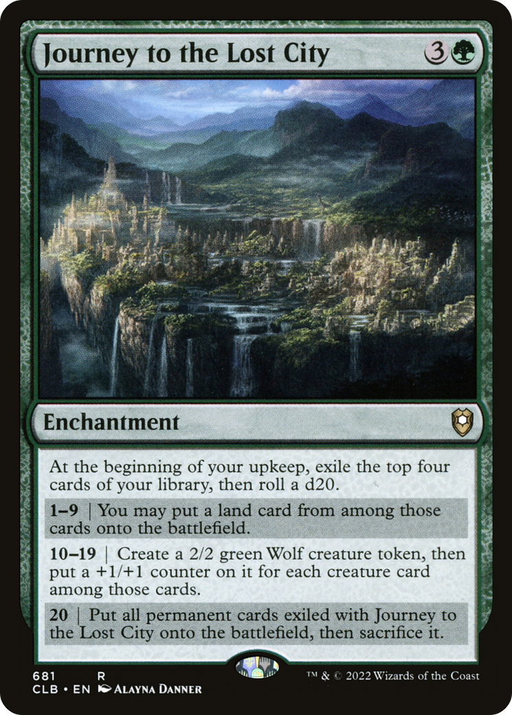 Journey to the Lost City (V.1)⁣ - Commander Legends: Battle for Baldur's Gate: Extras⁣ (Rare)⁣ [681]