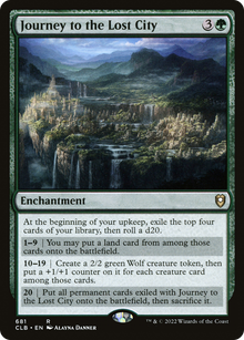 Journey to the Lost City (V.1)⁣ - Commander Legends: Battle for Baldur's Gate: Extras⁣ (Rare)⁣ [681]