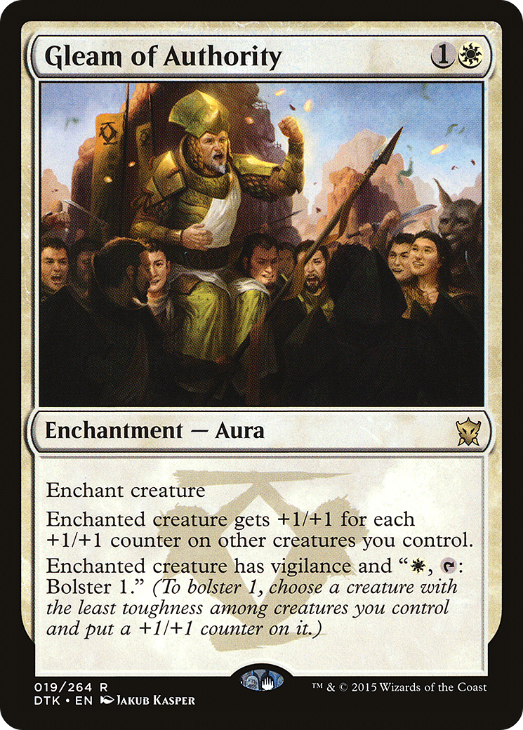Gleam of Authority (DTK-019) - Dragons of Tarkir