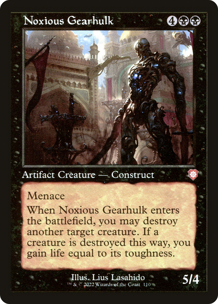 Noxious Gearhulk⁣ - Commander: The Brothers' War⁣ (Mythic)⁣ [110]