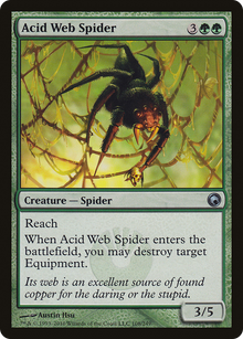 Acid Web Spider (SOM-108) - Scars of Mirrodin