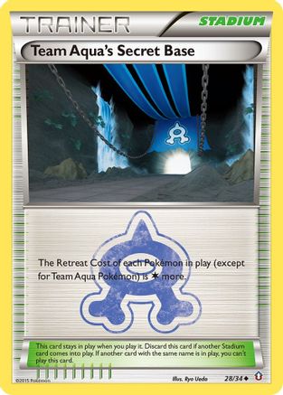 Team Aqua's Secret Base 028/34  Double Crisis - Uncommon