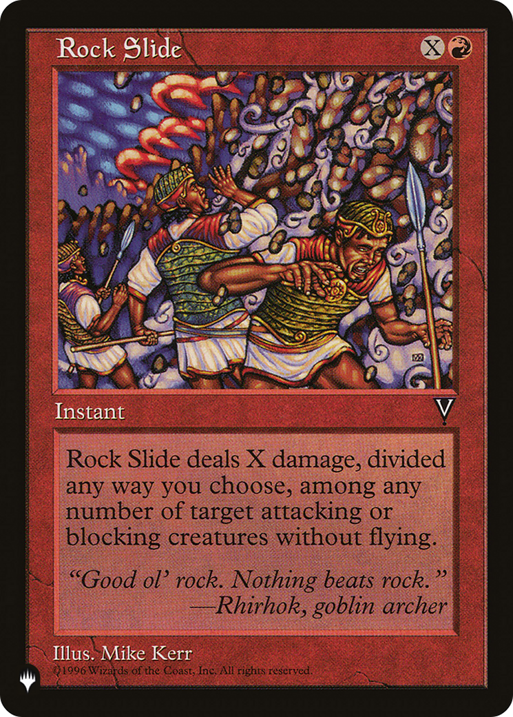 Rock Slide (LIST-) - The List