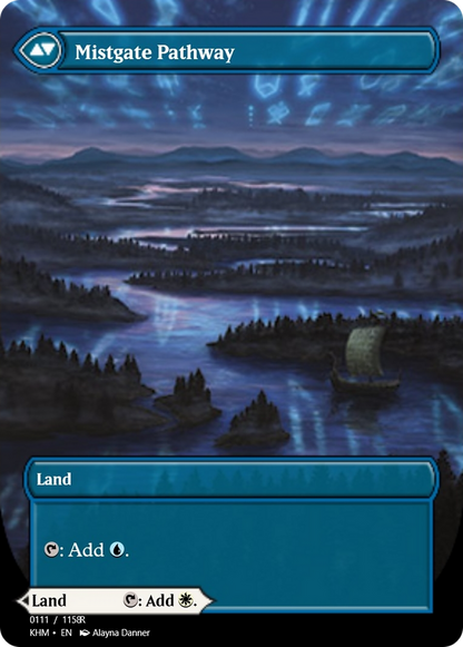 Hengegate Pathway // Mistgate Pathway (PRM-88408) - Magic Online Promos Foil