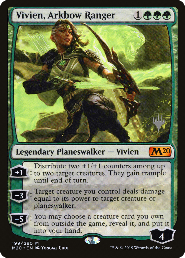 Vivien, Arkbow Ranger (PPM20-199) - Core Set 2020 Promos Foil