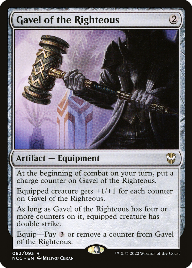 Gavel of the Righteous⁣ - Commander: Streets of New Capenna⁣ (Rare)⁣ [83]
