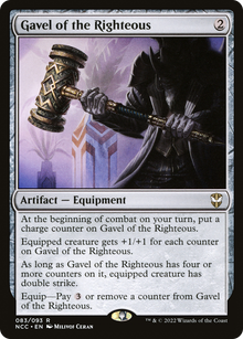 Gavel of the Righteous⁣ - Commander: Streets of New Capenna⁣ (Rare)⁣ [83]