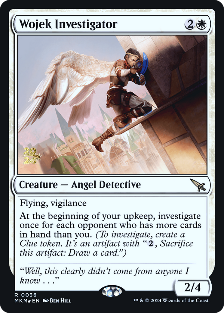 Wojek Investigator (PRE-36S) - Murders at Karlov Manor Promos Foil