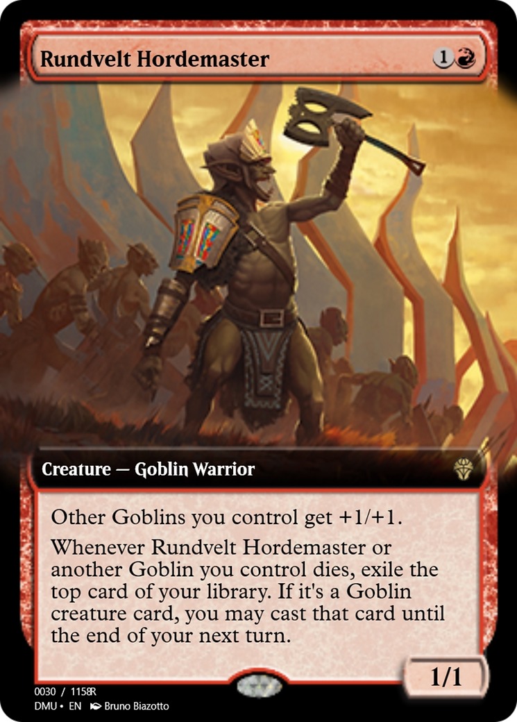 Rundvelt Hordemaster (PRM-103440) - Magic Online Promos