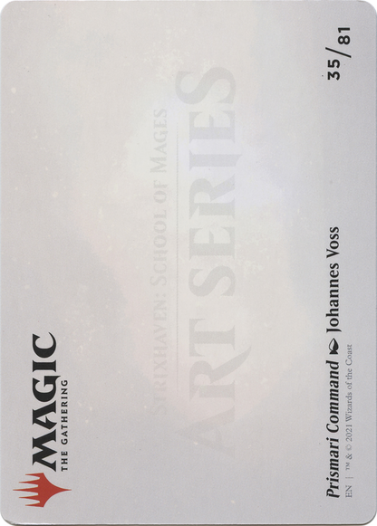 Prismari Command // Prismari Command (ASTX-035) - Strixhaven Art Series (Borderless)