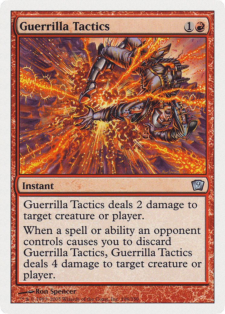 Guerrilla Tactics (9ED-196) - Ninth Edition