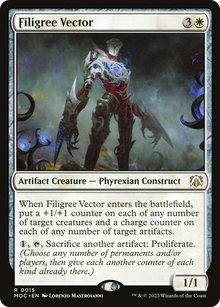 Filigree Vector⁣ - Commander: March of the Machine⁣ (Rare)⁣ [15]