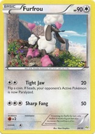 Furfrou (#20 020  XY Trainer Kit Sylveon & Noivern - Common