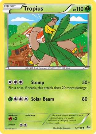 Tropius 012  XY  Roaring Skies - Uncommon