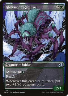 Glowstone Recluse (Showcase) (IKO-296) - Ikoria: Lair of Behemoths: (Showcase) Foil