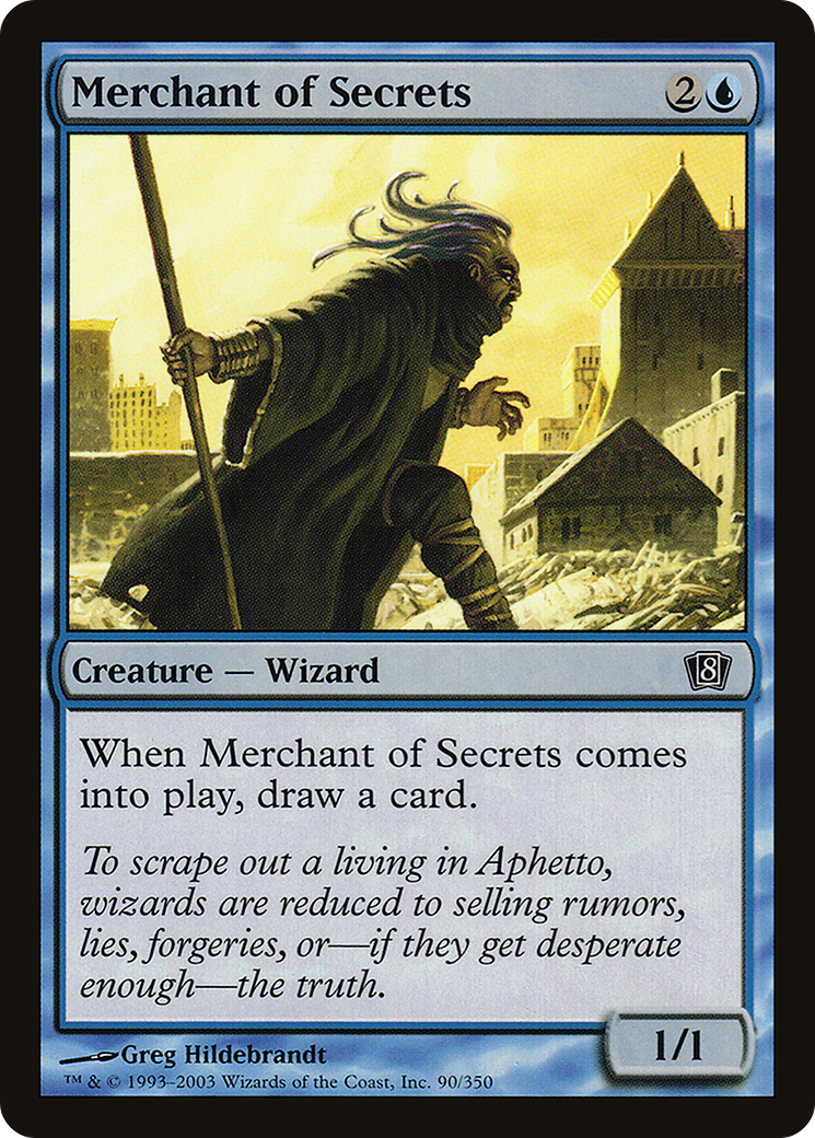 Merchant of Secrets (8ED-90★) - Eighth Edition Foil