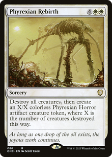 Phyrexian Rebirth⁣ - Commander: Phyrexia: All Will Be One⁣ (Rare)⁣ [86]