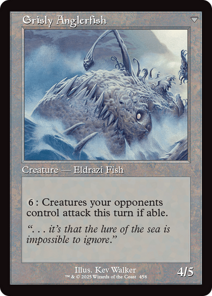 Grizzled Angler // Grisly Anglerfish (INR-458) - Innistrad Remastered Foil