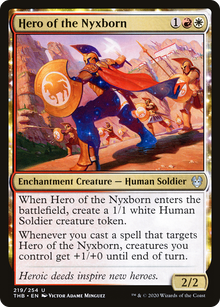 Hero of the Nyxborn (THB-219) - Theros Beyond Death: (enchantment)