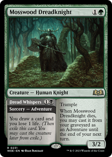 Mosswood Dreadknight (WOE-231) - Wilds of Eldraine