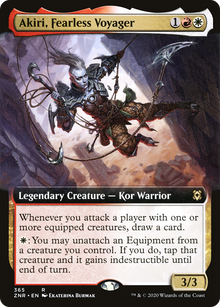 Akiri, Fearless Voyager (Extended Art) (ZNR-365) - Zendikar Rising: (Extended Art) Foil