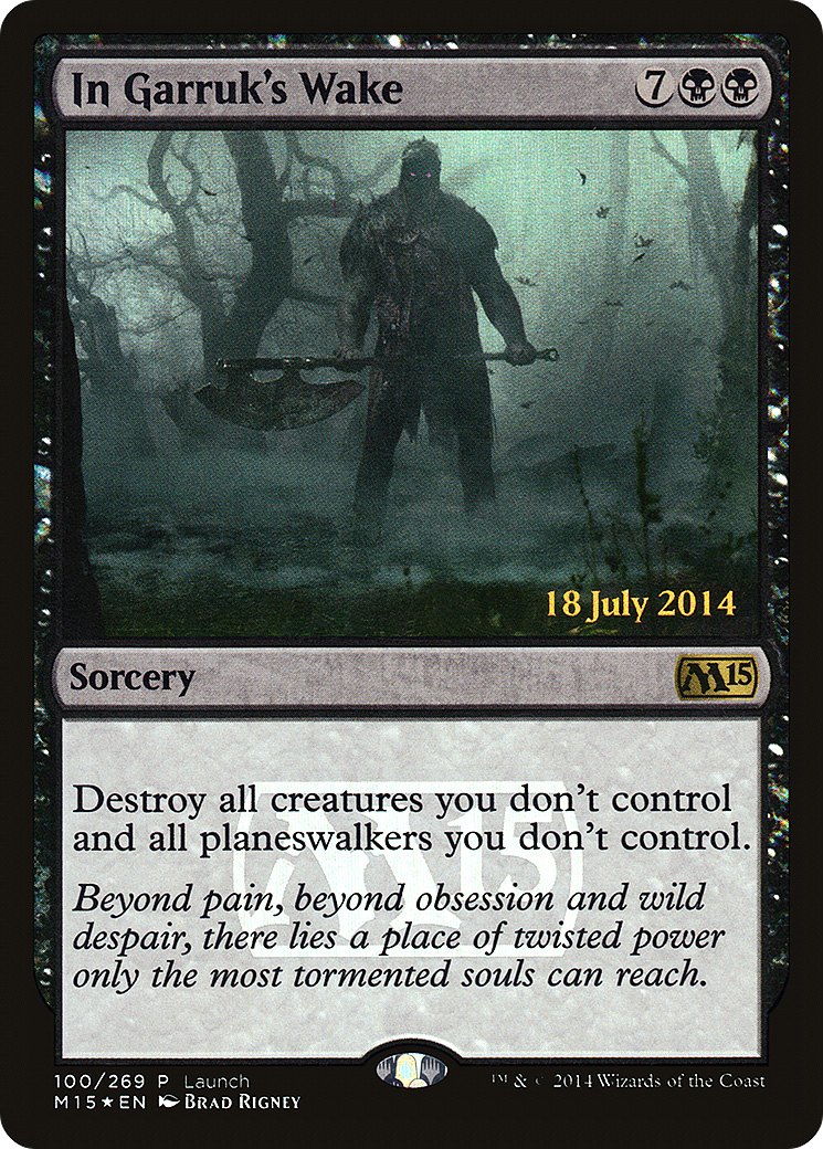 In Garruk's Wake (LARP-100) - Magic 2015 Promos Foil