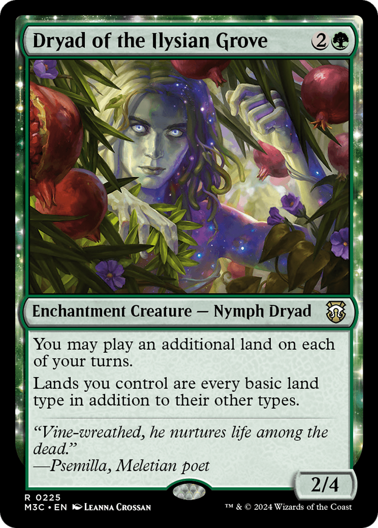 Dryad of the Ilysian Grove⁣ - Commander: Modern Horizons 3⁣ (Rare)⁣ [225]