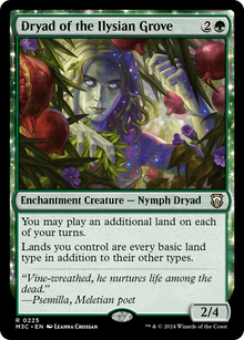 Dryad of the Ilysian Grove⁣ - Commander: Modern Horizons 3⁣ (Rare)⁣ [225]