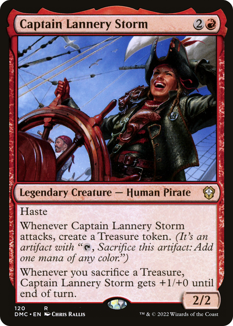 Captain Lannery Storm⁣ - Commander: Dominaria United⁣ (Rare)⁣ [120]