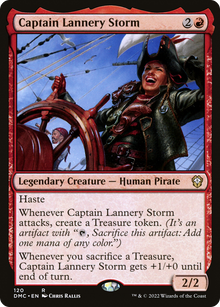 Captain Lannery Storm⁣ - Commander: Dominaria United⁣ (Rare)⁣ [120]