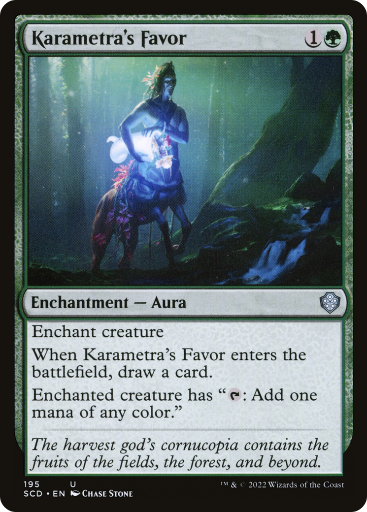 Karametra's Favor (SCD-195) - Starter Commander Decks