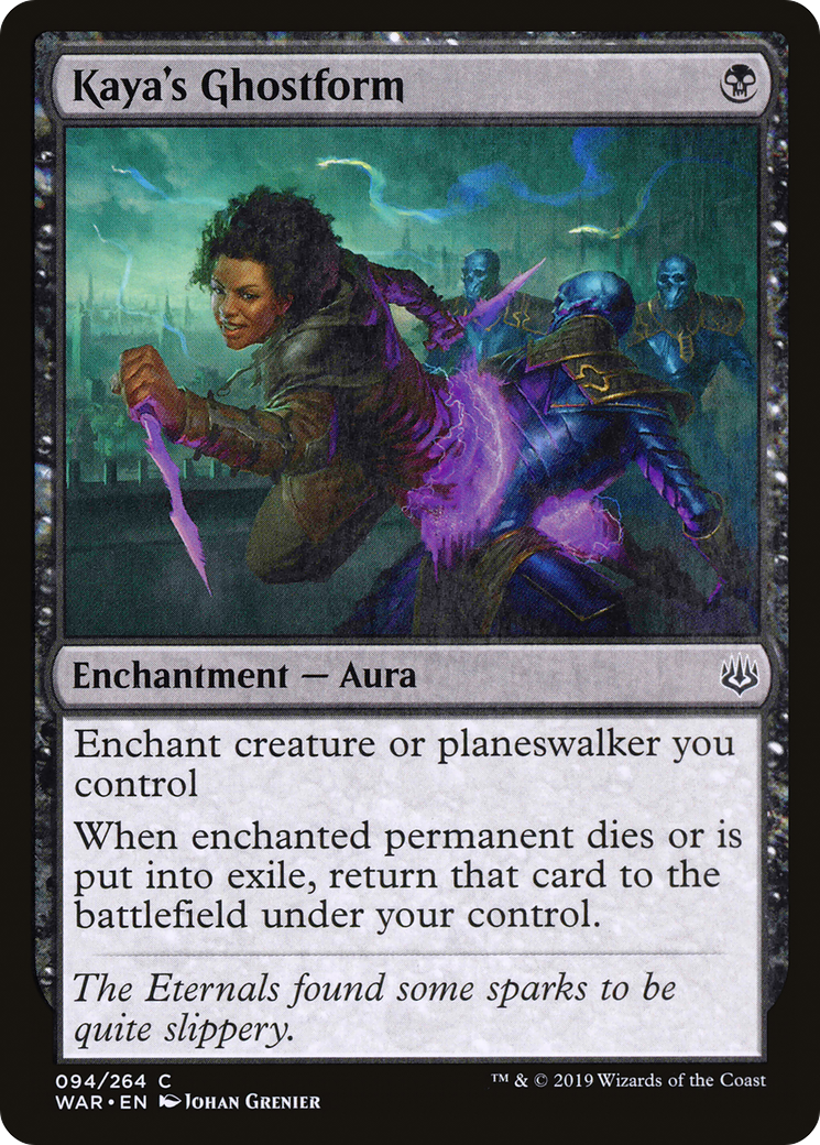 Kaya's Ghostform (WAR-094) - War of the Spark