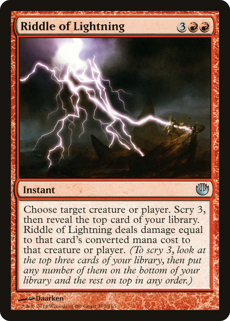 Riddle of Lightning (JOU-107) - Journey into Nyx Foil