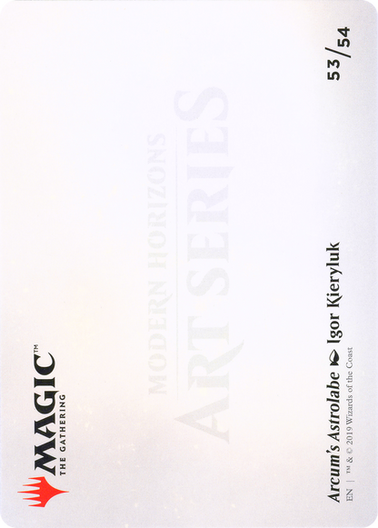 Arcum's Astrolabe // Arcum's Astrolabe (AMH1-053) - Modern Horizons Art Series (Borderless)
