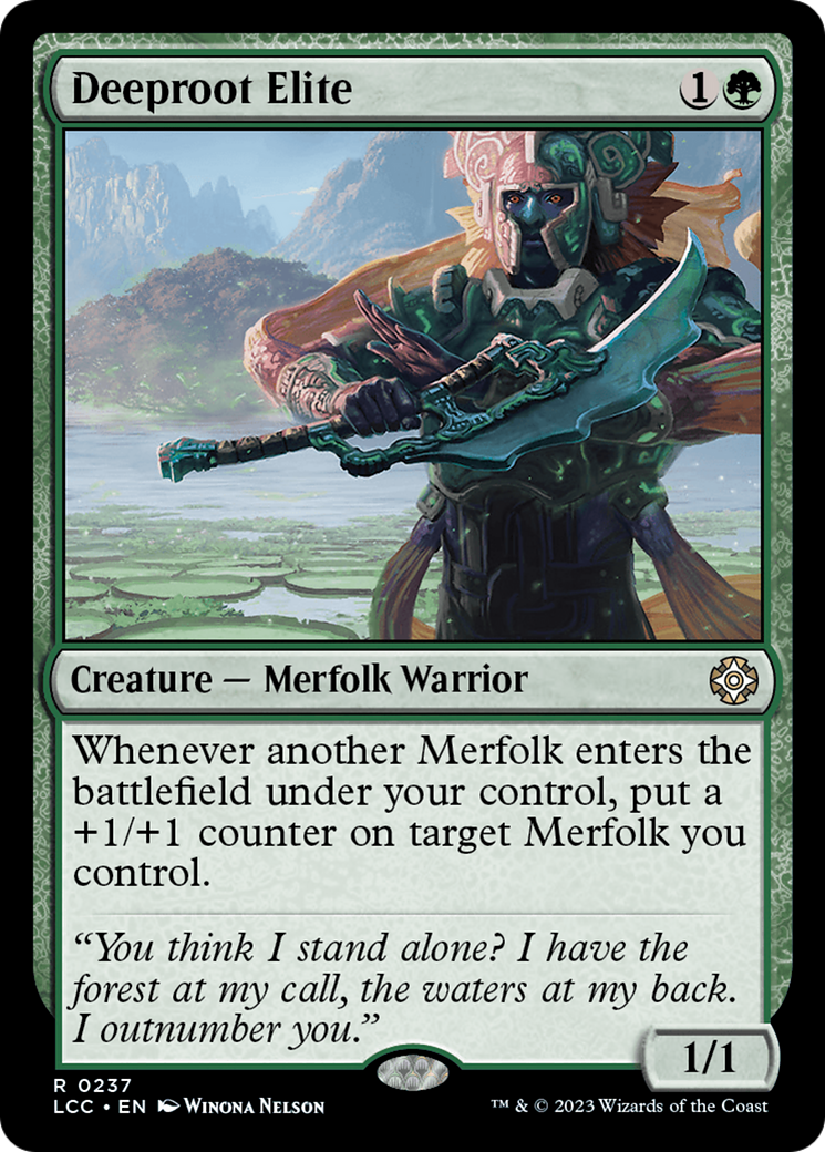 Deeproot Elite⁣ - Commander: The Lost Caverns of Ixalan⁣ (Rare)⁣ [237]